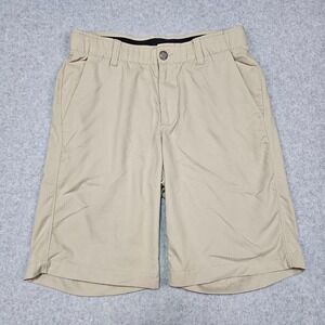 Under Armour Showdown Golf Shorts Mens 30 Khaki Lightweight Stretch Flat Front